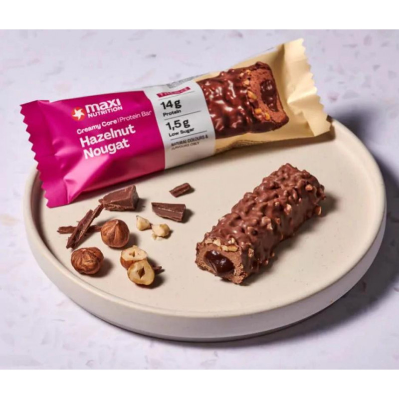 CREAMY CORE PROTEIN BAR TURRON DE AVELLANAS CREAMY CORE PROTEIN BAR TURRON DE AVELLANAS