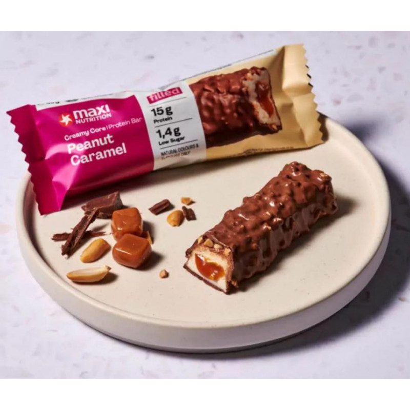 CREAMY CORE PROTEIN BAR CARAMELO Y CACAHUETE CREAMY CORE PROTEIN BAR CARAMELO Y CACAHUETE