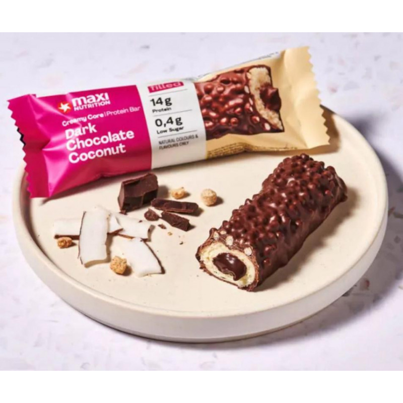 CREAMY CORE PROTEIN BAR CHOCOLATE NEGRO & COCO CREAMY CORE PROTEIN BAR CHOCOLATE NEGRO & COCO