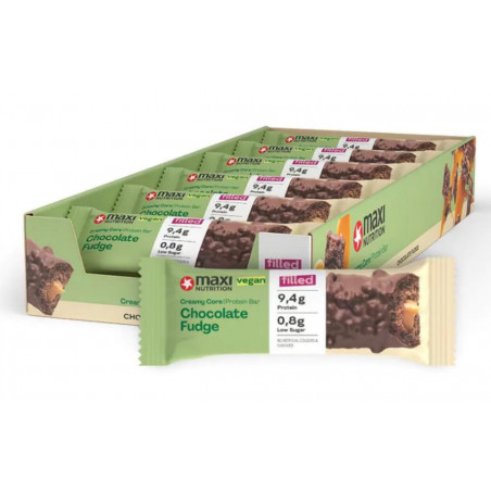 VEGAN CREAMY CORE BARS CHOCOLATE FUDGE